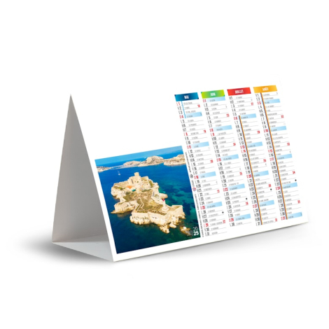 Chevalet de comptoir promotionnel - Architecture du monde