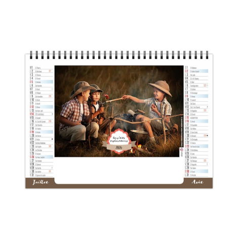 Chevalet standard publicitaire 7 feuillets - Enfance
