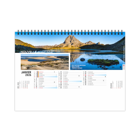 Chevalet personnalisable standard 13 feuillets - Grand angle