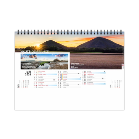 Chevalet personnalisable standard 13 feuillets - Grand angle