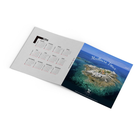 Carte de vœux promotionnelle - Tranquillité 