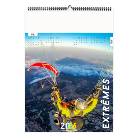 Calendrier illustré publicitaire - Extrêmes
