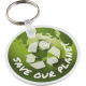 Porte-clés plastique recyclé promotionnel circulaire