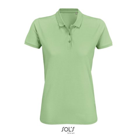 Polo coton bio femme publicitaire 170g - PLANET