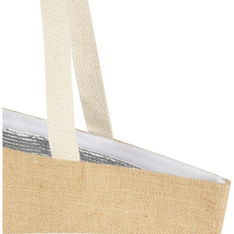 Sac shopping publicitaire isotherme 12 L en jute Juta 