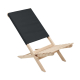 Chaise pliable en bois de hêtre à personnaliser