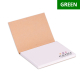 Sticky notes promotionnels avec couverture souple recyclée