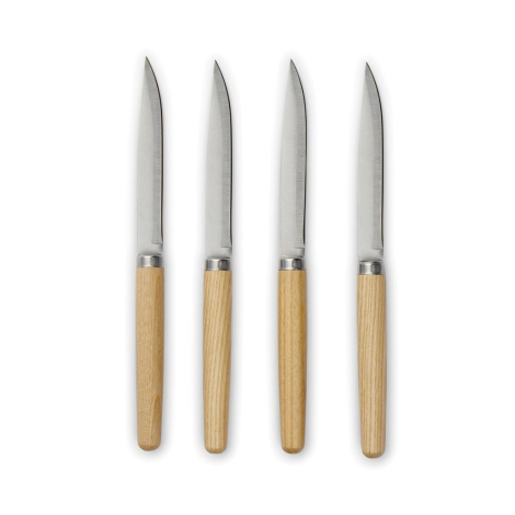 Set publicitaire de 4 couteaux à viande Retro VINGA