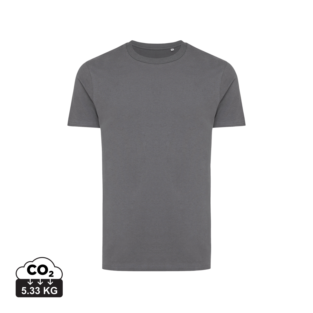 T-shirt en coton recyclé promotionnel 180g Iqoniq Bryce anthracite