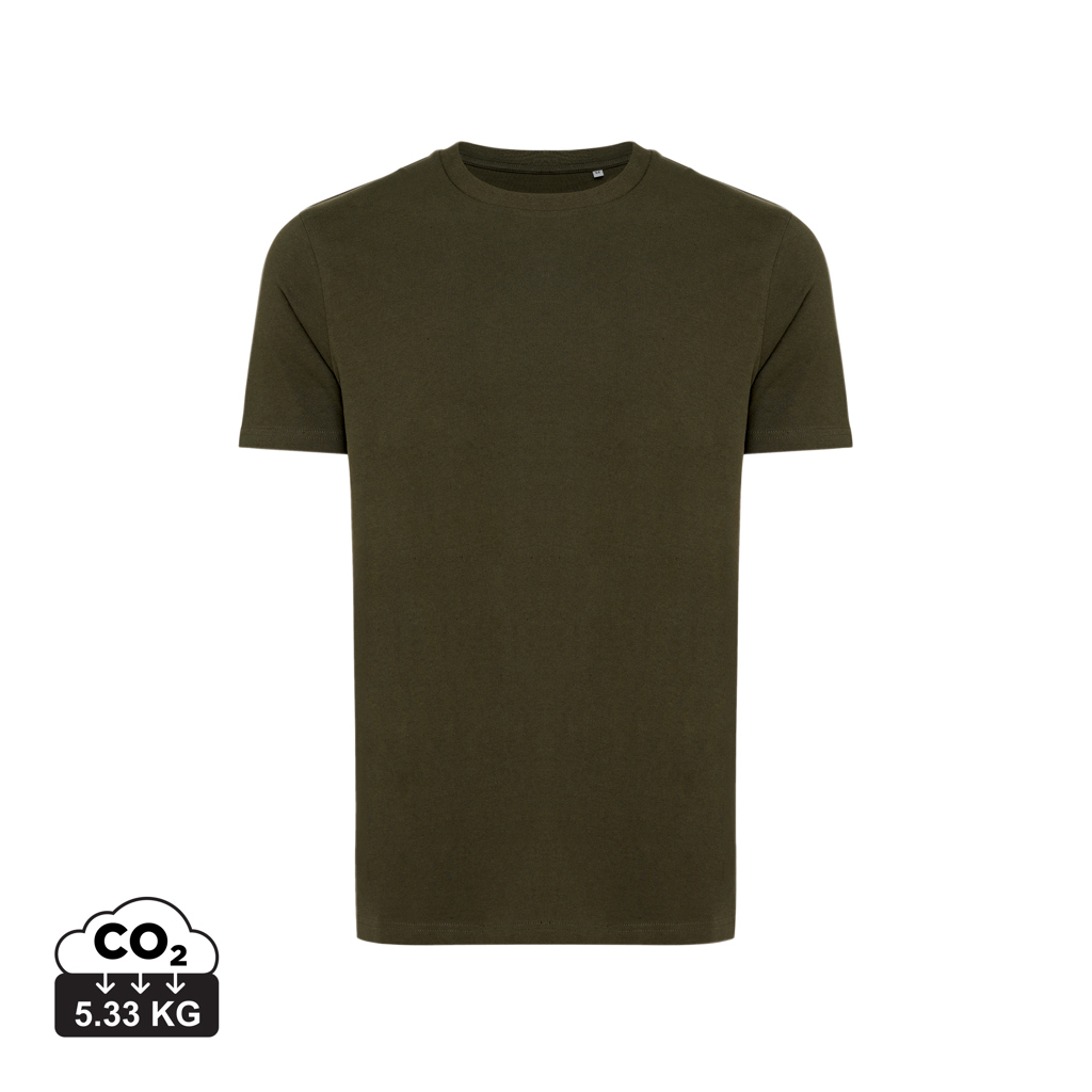 T-shirt en coton recyclé promotionnel 180g Iqoniq Bryce kaki