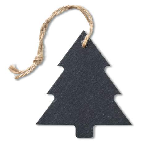 Suspension arbre en ardoise publicitaire SLATETREE
