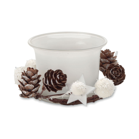 Bougeoir en verre personnalisable BOUGIE