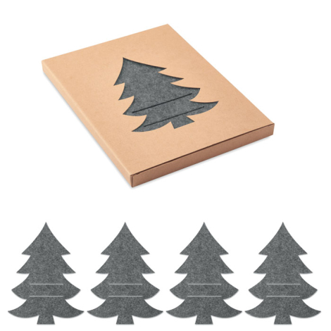 Portes couverts personnalisables en feutre RPET TREESGUARD