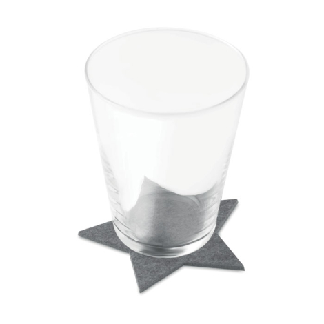 Sous verres personnalisables en feutre RPET STARGUARD