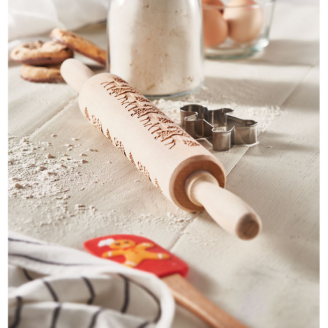 Rouleau à pâtisserie en bois promotionnel STAMPA