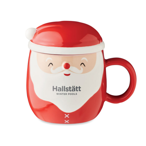 Tasse promotionnelle en céramique 370 ml SANTA