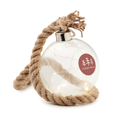 Boule en verre LED personnalisable BAUBLI