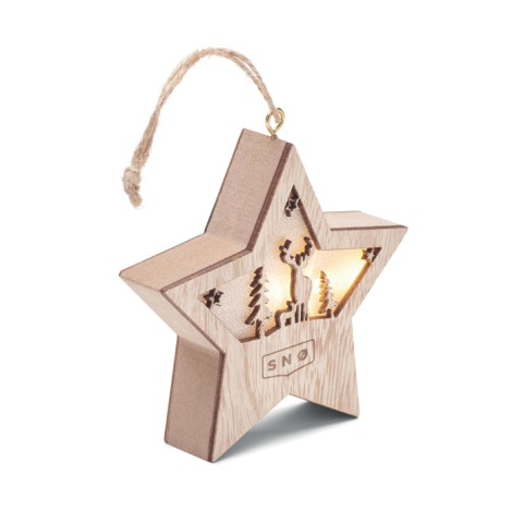 Suspension en bois et LED personnalisable STARLIGHT
