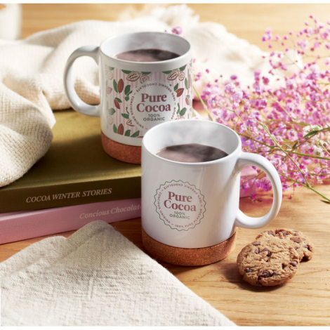 Mug céramique et liège promotionnel 280ml KAROO