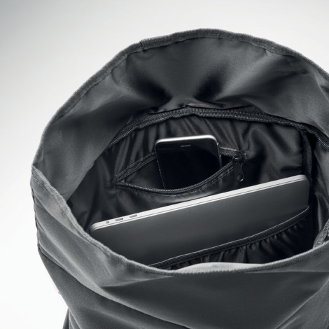 Sac à dos enroulable promotionnel RPET 600D NAPA