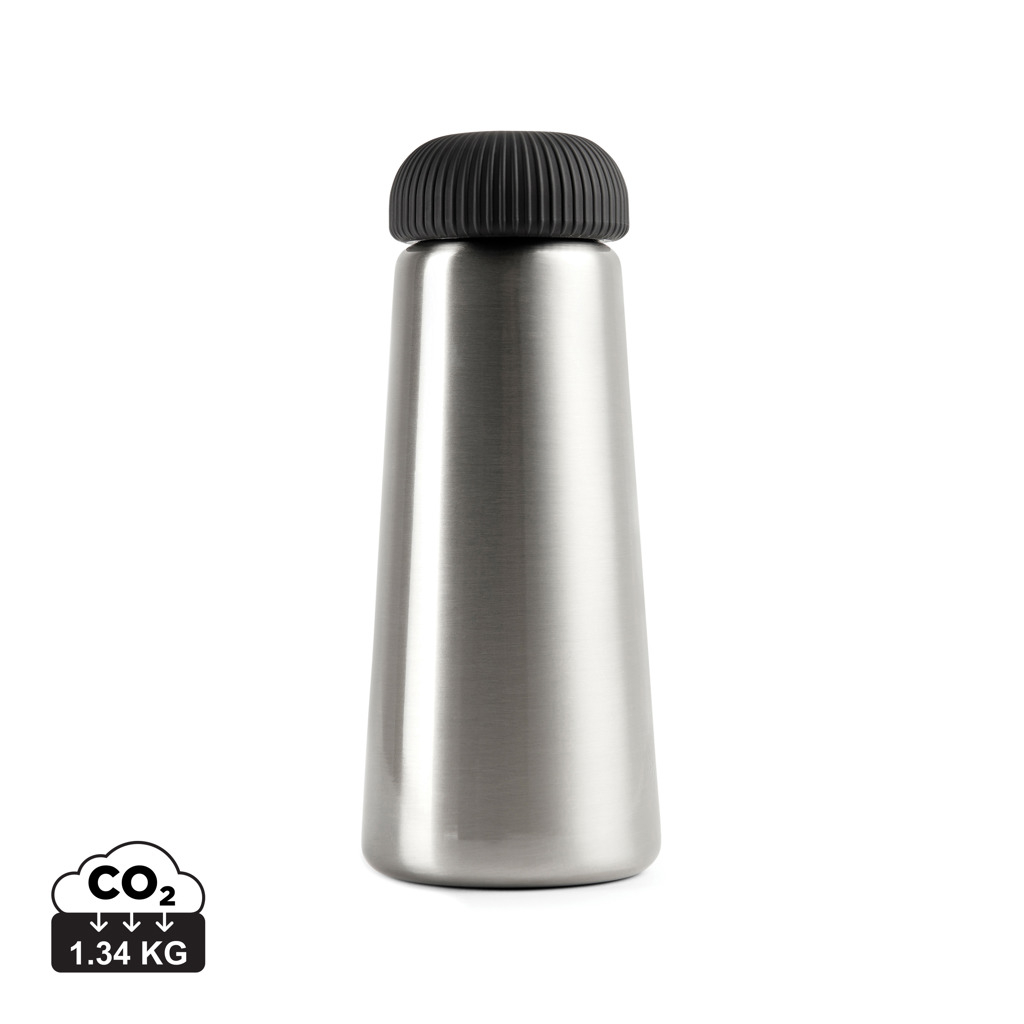 Gourde inox recyclé isotherme publicitaire 450ml Erie VINGA Argent