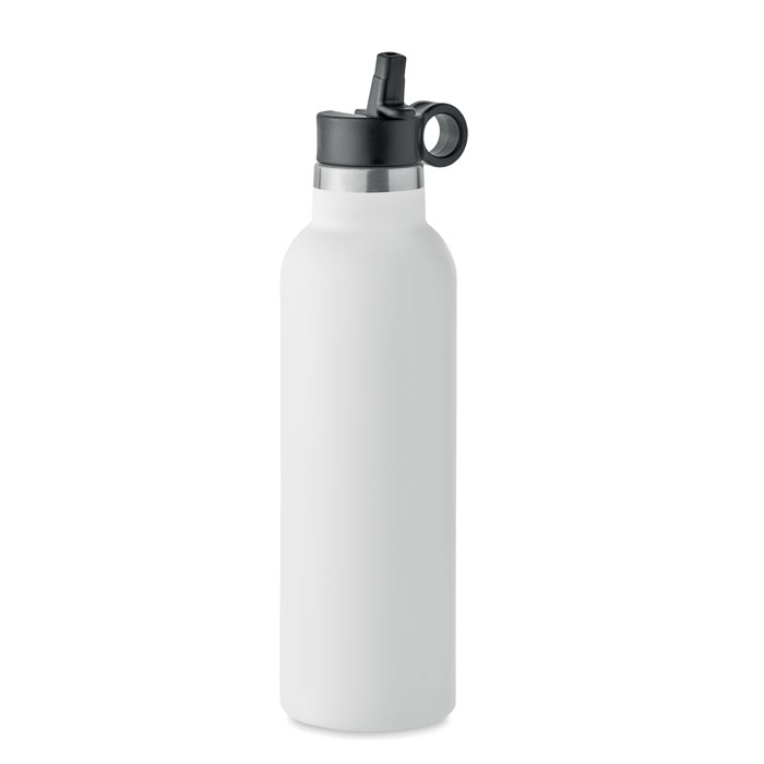 Bouteille promotionnelle en inox recyclé 700 ml BOALI Blanc