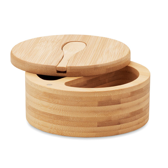 Boîte à sel et poivre promotionnelle en bambou S&P Bois