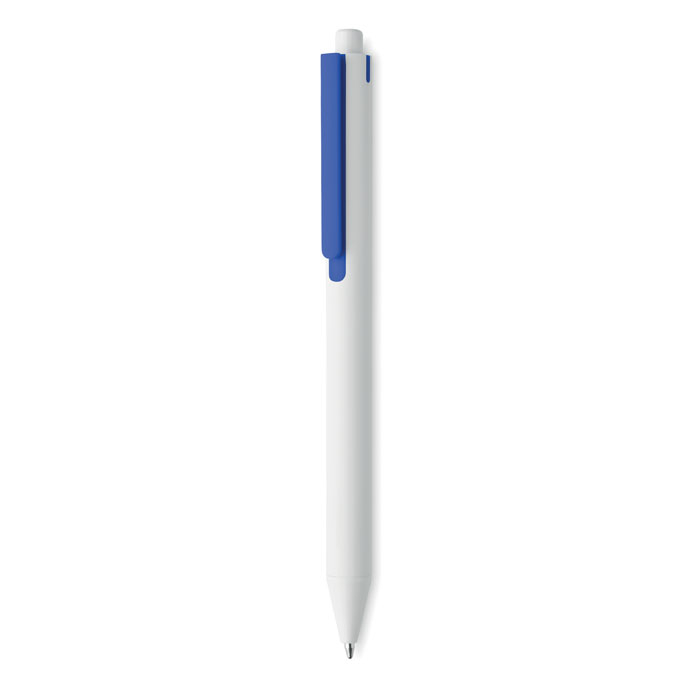 Stylo promotionnel poussoir en ABS recyclé SIDE Bleu