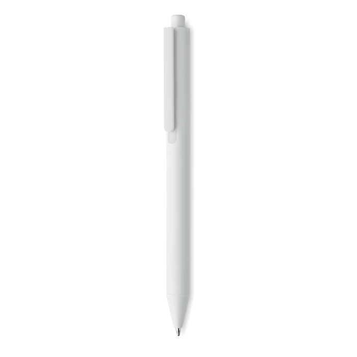 Stylo promotionnel poussoir en ABS recyclé SIDE Blanc