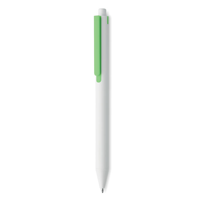 Stylo promotionnel poussoir en ABS recyclé SIDE lime