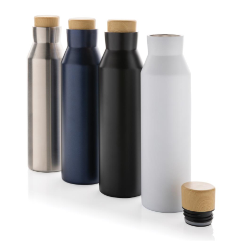 Bouteille personnalisée isotherme inox recyclé Gaia