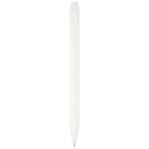 Stylo bille promotionnel en papier recyclé Chartik Blanc