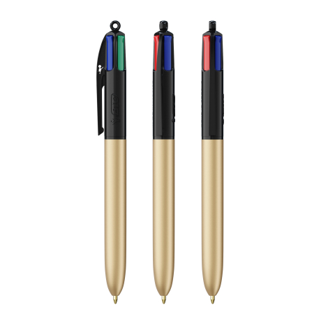 Stylo à bille BIC® personnalisable 4 Couleurs Glacé