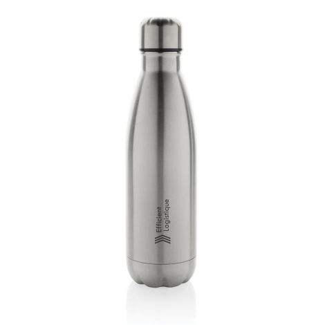 Bouteille en inox recyclé personnalisable 500ml Eureka