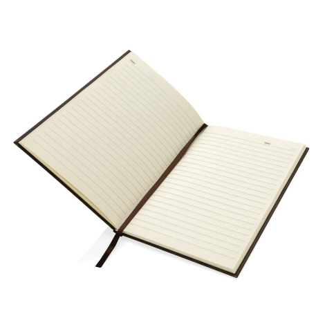 Cahier publicitaire A5 couverture bois Kavana