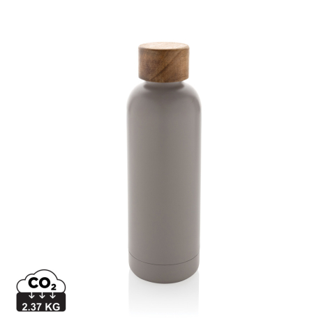 Bouteille publicitaire 500ml isotherme Wood