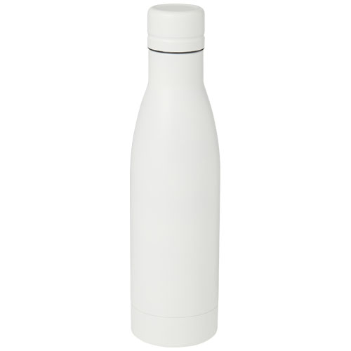 Bouteille promotionnelle acier inox recyclé de 500 ml Vasa Blanc