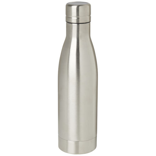 Bouteille promotionnelle acier inox recyclé de 500 ml Vasa Argent