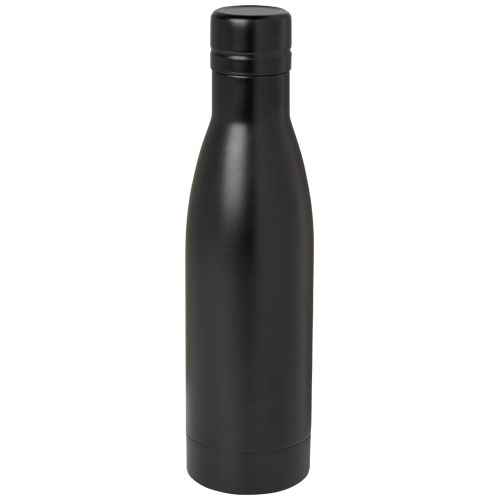 Bouteille promotionnelle acier inox recyclé de 500 ml Vasa Noir