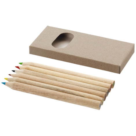 Set personnalisable de coloriage avec 6 crayons Artemaa