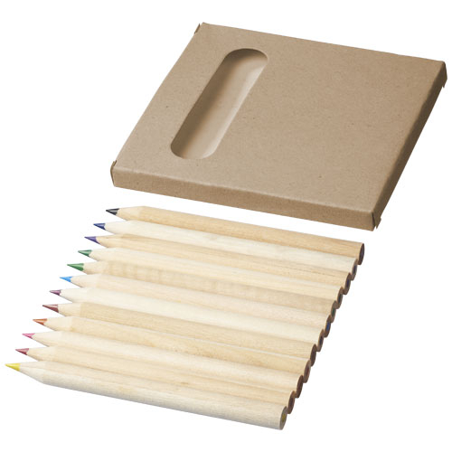 Set de coloriage promotionnel de 12 crayons Artemaa Naturel