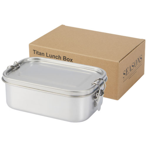 Boîte repas 750 ml publicitaire inox recyclé Titan