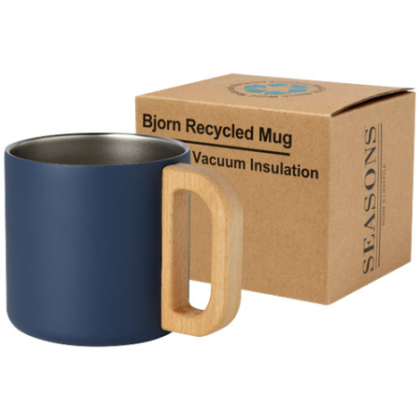 Tasse promotionnelle 360 ml acier inoxydable recyclé Bjorn