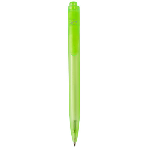 Stylo bille promotionnel en plastique océanique Thalaasa Vert
