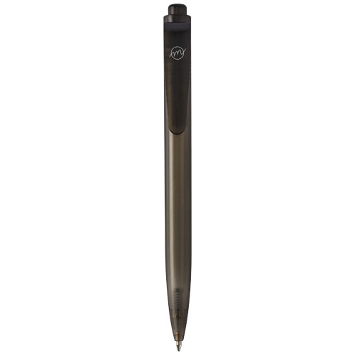 Stylo bille promotionnel en plastique océanique Thalaasa Noir