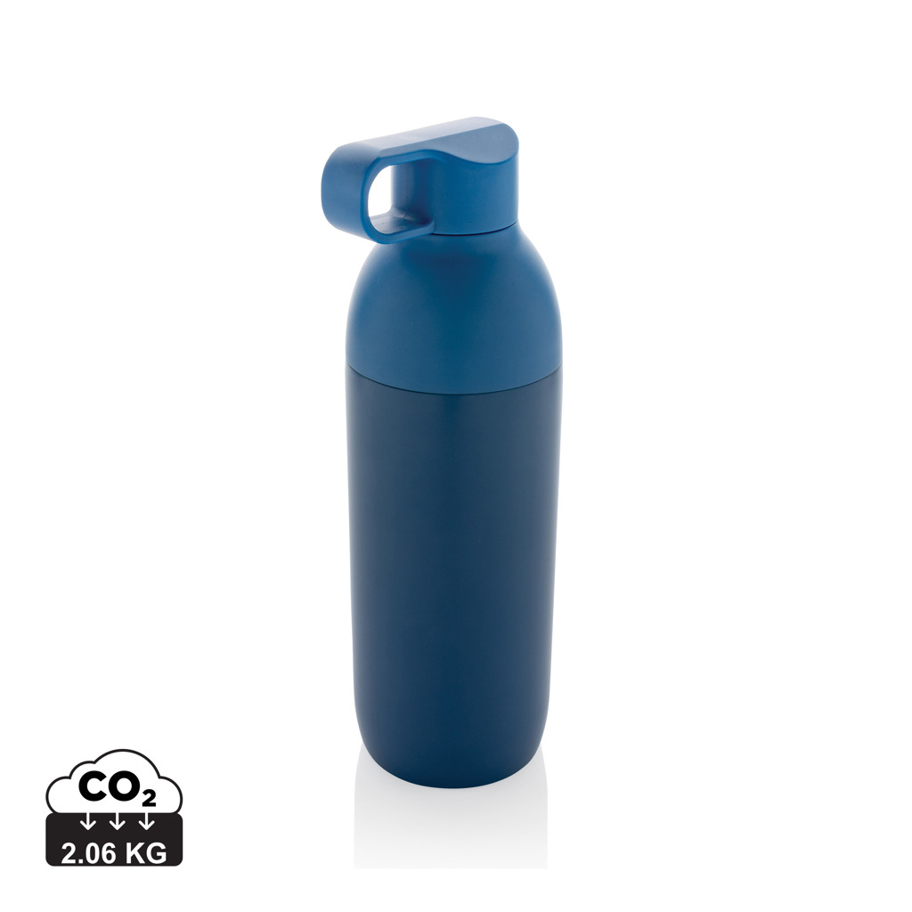 Bouteille 540ml isotherme personnalisable Flow Bleu