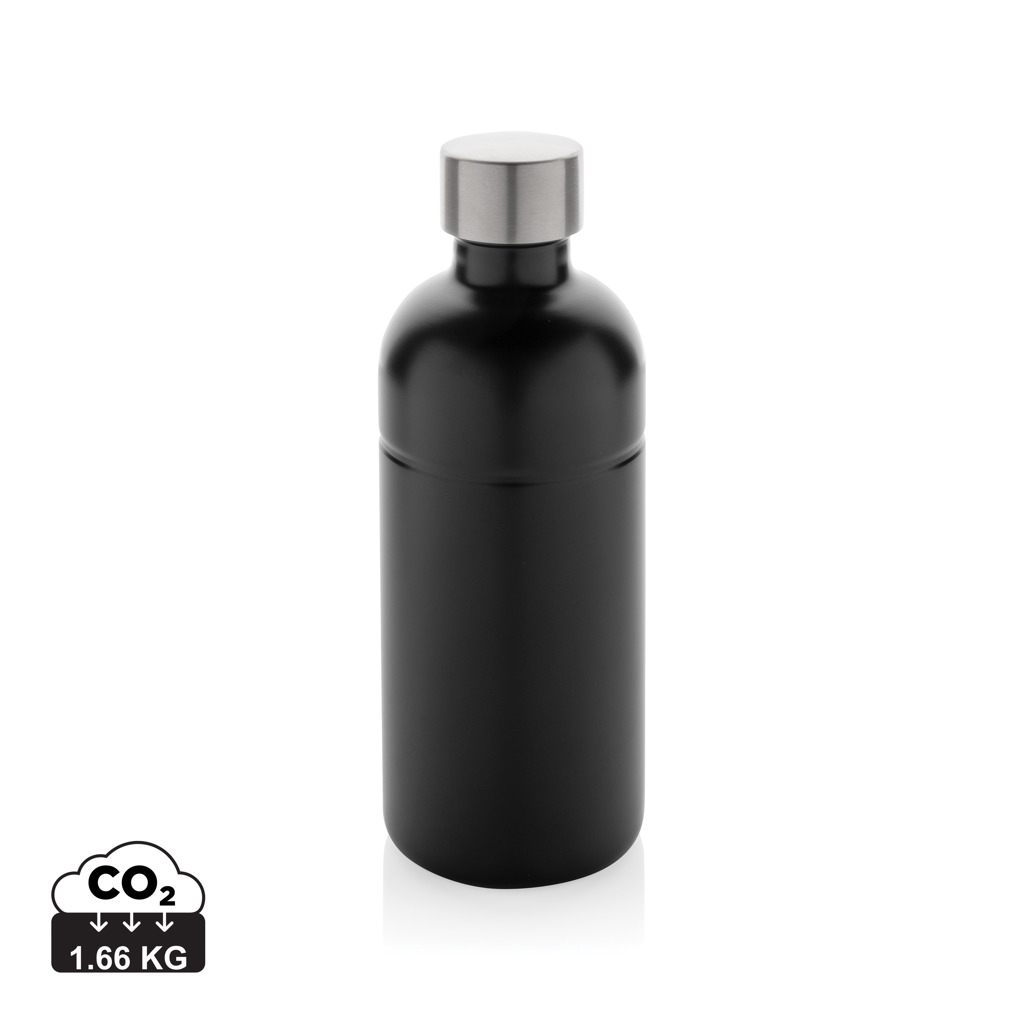 Bouteille pour boisson gazeuse 800 ml publicitaire Noir