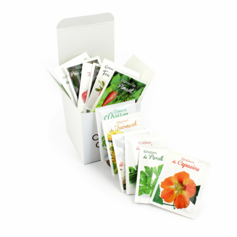 Coffret publicitaire - 1 an de jardinage