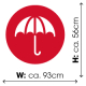 Parapluie publicitaire 21"