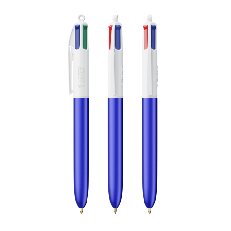 Stylo à bille BIC® personnalisable 4 Couleurs Glacé